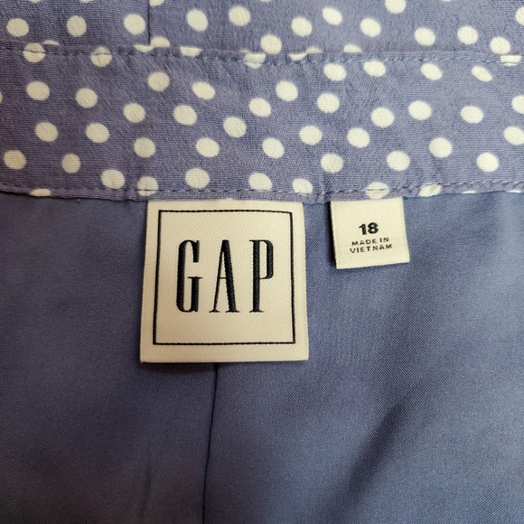 Gap Blue White Dot Midi Skirt - Picture 5 of 9